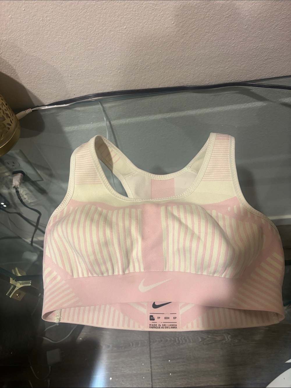 Nike FE/NOM Flyknit High-Support Sports Bra